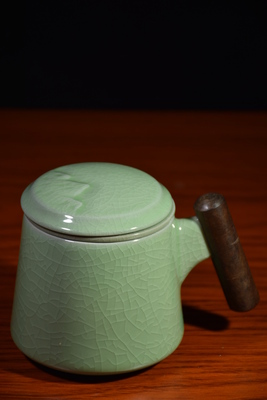 博雅辦公杯（高10厘米寬15厘米容量280毫升顏色豆綠）