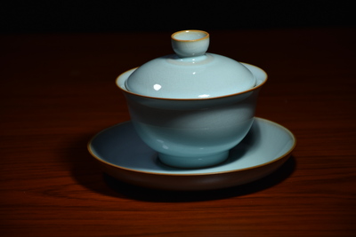 金線大托蓋碗