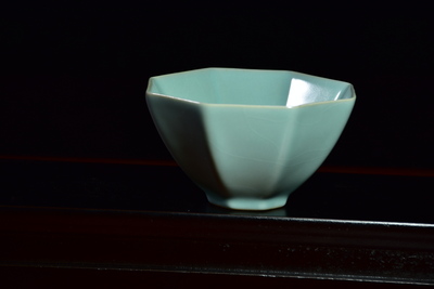 仿古釉八方杯（高5厘米直徑9厘米顏色仿古天青容量100毫升） (16)