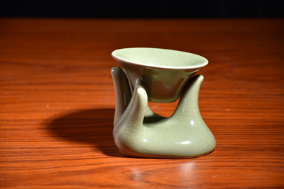 正道茶漏（高8厘米寬9厘米顏色豆綠）