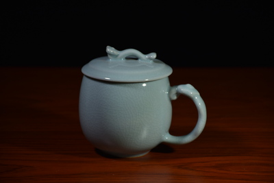 淺天青如意杯