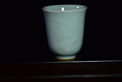 君子杯（高8厘米直徑7厘米顏色粉青容量200毫升） (含梅蘭竹菊)