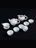玉青南瓜（茶壺（寬15厘米高8厘米顏色玉青容量250毫升）茶杯（寬6.5厘米高3.5厘米顏色玉青容量40毫升）